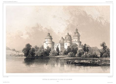 Gripsholm Castle – Old Book Illustrations