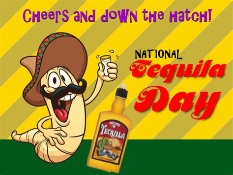 Cheers And Down The Hatch! | National tequila day, Tequila day, Cheer