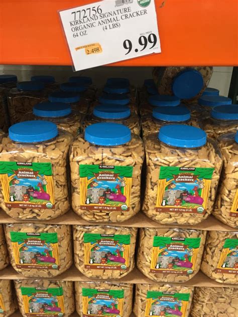 Kirkland Organic Animal Crackers Costco Price Panel - Harvey @ Costco