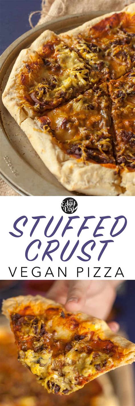 Pizza Hut Stuffed Crust Pizza | Vegan Pizza Hut Copycat Recipe - The ...