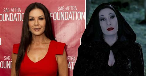 Catherine Zeta-Jones cast as Morticia Addams in Tim Burton’s Addams Family show - inbeautymoon.com