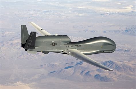 Which US Aerospace Company Manufactured Global Hawk Surveillance Drone