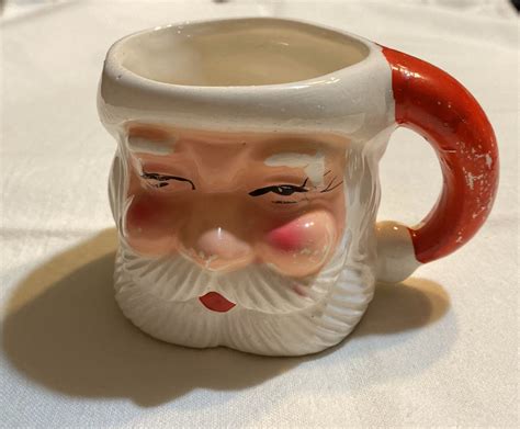 Vintage Santa Mug for a Classic Christmas Vibe