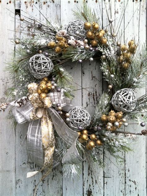 Silver And Gold Christmas Garland