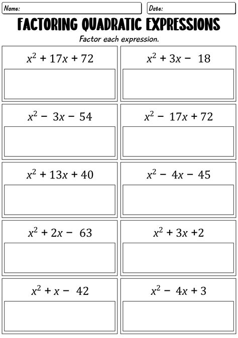 Solving Quadratic Inequalities Worksheet – Imsyaf.com