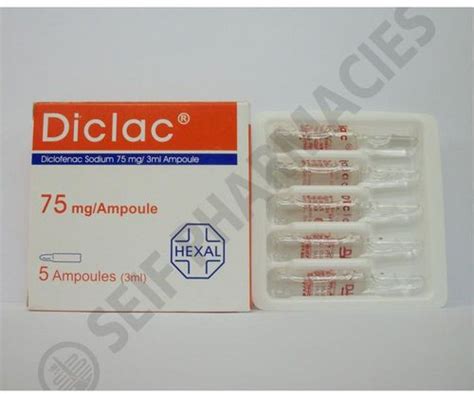 DICLAC 75 MG / 3 ML 5 AMP price from seif in Egypt - Yaoota!