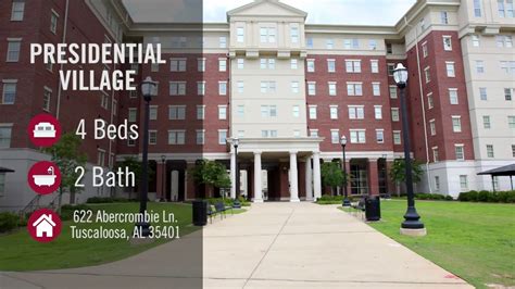 Take a Tour of the Presidential Dorms | The University of Alabama - YouTube