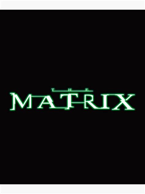 "The Matrix Logo" Poster for Sale by NgocUyen | Redbubble