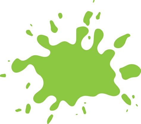 Green Paint Splatter Clip Art