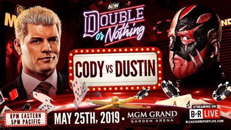 Cody Rhodes On If Double Or Nothing Is Dustin's Last Match