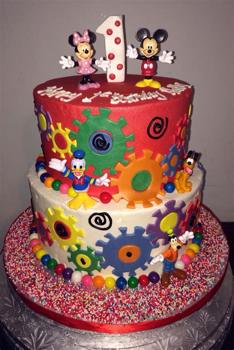 Mickey Mouse toodles | Cake, Desserts, Birthday cake