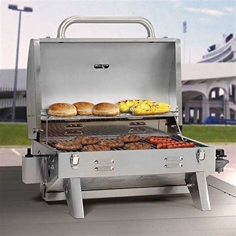 Portable Barbecue Grill Tabletop BBQ Griddle Stainless Steel Propane Gas #SmokeHollow | Tailgate ...