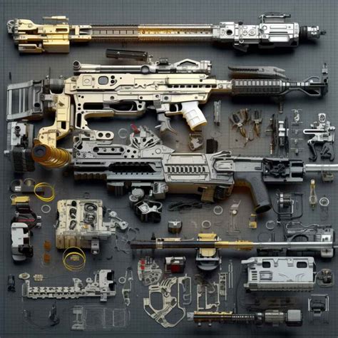 Metallic Weapon Workbench Blueprint – Prompt Library