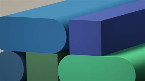 3D Shapes Wallpaper 4K, Geometric, Illustration