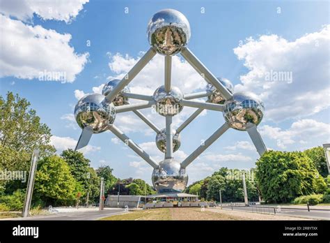 Brussels, Belgium - June, 15, 2023: The Atomium of Brussels, a ...