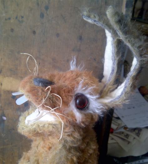 Tinchapel Textiles: Hartley Hare - esque hand puppet is completed