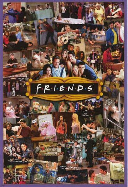 Friends TV Show Cast Collage Poster 24x36 | Friends tv show cast, Friends tv, Friends poster