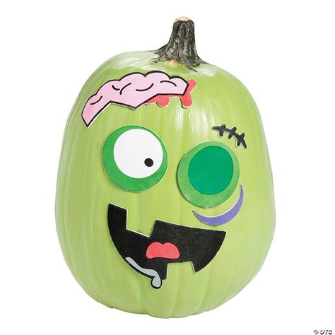 Zombie Pumpkin Decorating Craft Kit | Oriental Trading