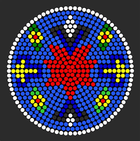 Cherokee Star Kandi Pattern | Native american beadwork patterns, Beadwork patterns, Beading patterns