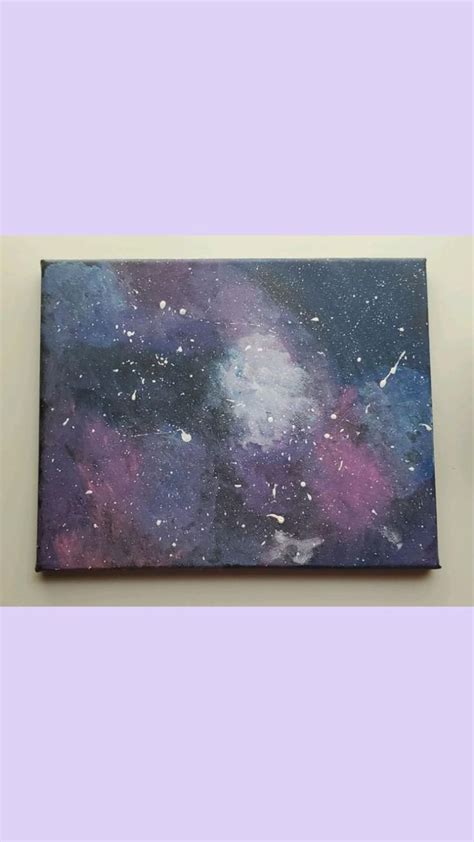 Galaxy painting ideas on a canvas. | Galaxy painting, Painting, Canvas