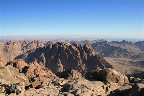 Climbing Mount Horeb | Sinai from the top of Mt. Horeb | Hadrian H ...