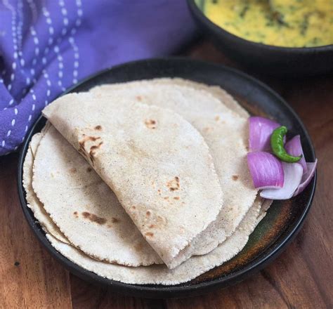 Jowar Atta Roti Recipe - Sorghum Wheat Phulka Recipe by Archana's Kitchen