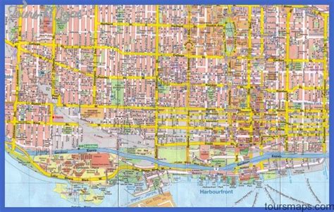 Toronto Map Tourist Attractions - ToursMaps.com