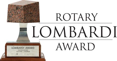 Lombardi Award returns to familiar trophy, Rotary Club sponsorship – 4 DVRs and Beyond