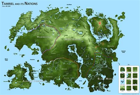 Complete Map of Tamriel – Lady Nerevar