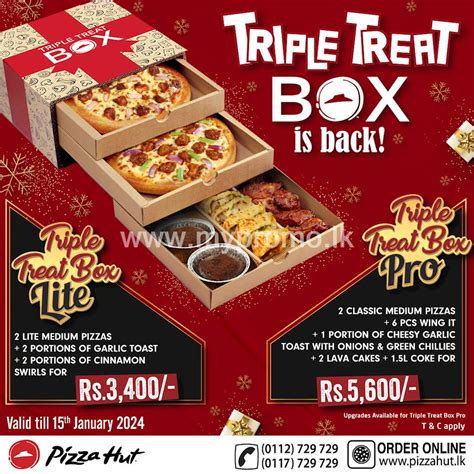 The Seasonal Triple Treat Box from Pizza Hut!