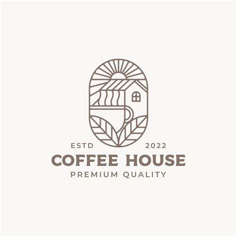 Coffee house logo design template 8102299 Vector Art at Vecteezy