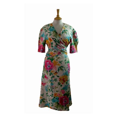 Gap Floral Maxi dress - Floral print Gap dress - Blue 17 Vintage Clothing