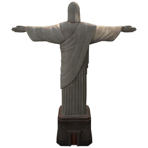 Cristo Redentor Low-Poly 3D Model $59 - .3ds .obj .ma .c4d .max - Free3D