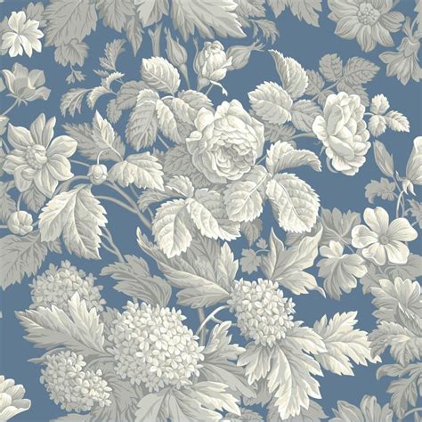 York Wallcoverings Antique Floral Wallpaper-KC1845 - The Home Depot