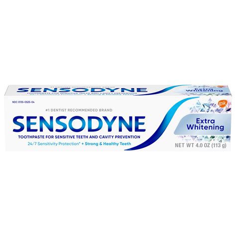 Sensodyne Extra Whitening Sensitive Toothpaste, 4 Oz - Walmart.com