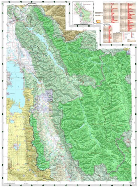 Flathead National Forest South (2 of 2) map by MontanaGPS | Avenza Maps