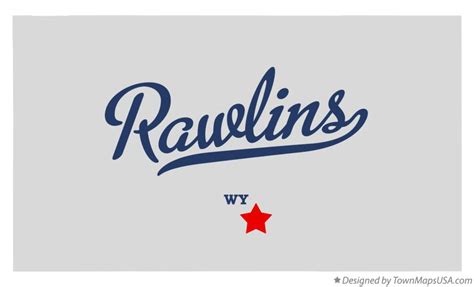 Map of Rawlins, WY, Wyoming