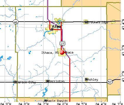 Ithaca, Michigan (MI 48847) profile: population, maps, real estate, averages, homes, statistics ...