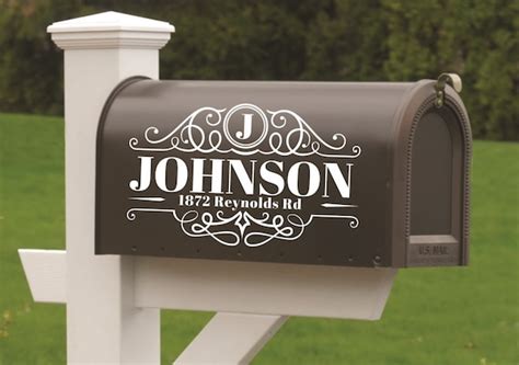 Mailbox Decals Mailbox Numbers Mailbox Address Decal Custom