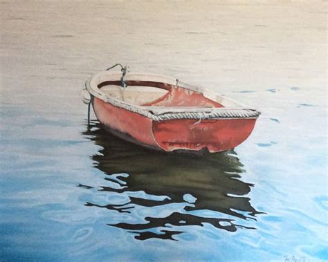 Red Boat Painting at PaintingValley.com | Explore collection of Red Boat Painting