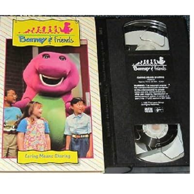 Amazon.com: Barney & Friends: Caring Means Sharing [VHS]