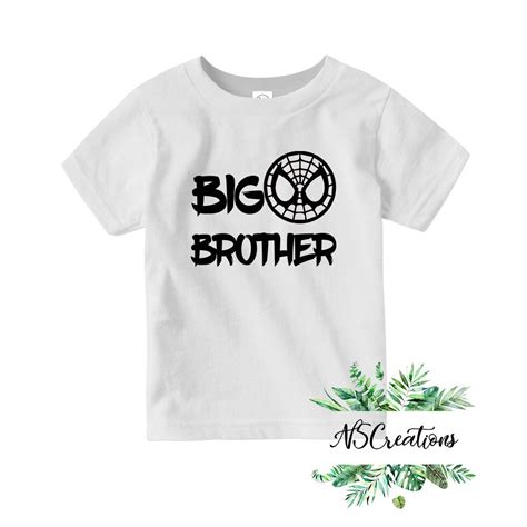 Big Brother Spider Man T Shirt/ Superhero Shirt/ Pregnancy - Etsy