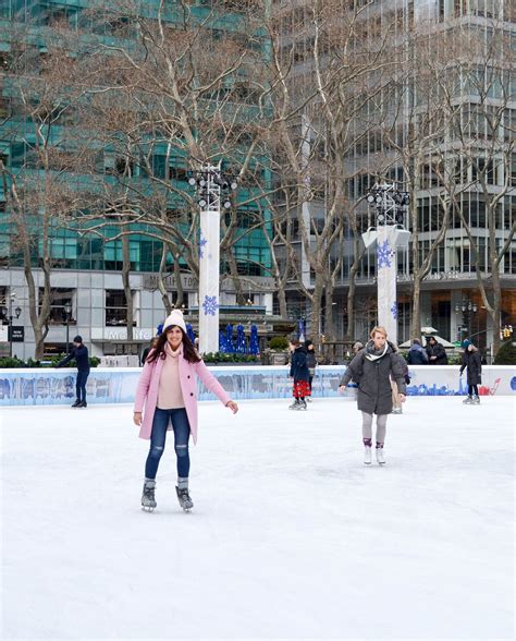 Sharing my fun day ice skating at The Rink in Bryant Park in New York ...