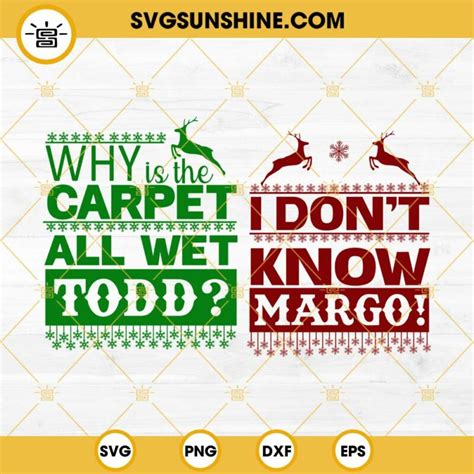 Christmas Vacation Todd And Margo SVG, Christmas Couple Quotes SVG PNG ...