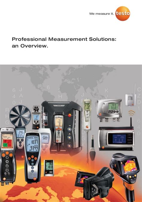 Testo Instruments 2012 overview