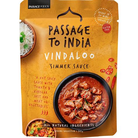 Passage To India Simmer Sauce Vindaloo Hot 375g | Woolworths