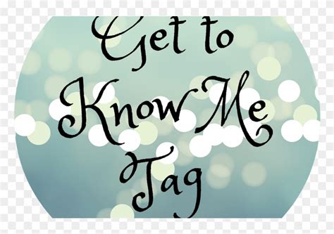 Get To Know Me Tag - Calligraphy, HD Png Download - 825x510 (#1626448) - PinPng