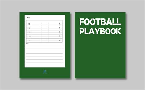 The Football Playbook: Blank Field Diagrams for Drawing Plays, Creating ...