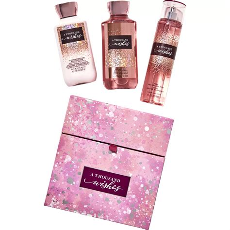 Bath & Body Works A Thousand Wishes Full Size Trio Easel Box Gift Set | Body & Bath Gift Sets ...