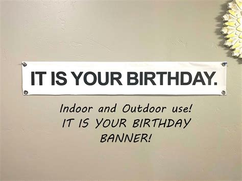 It IS YOUR BIRTHDAY Banner the Office Banner the Office Birthday Decor ...